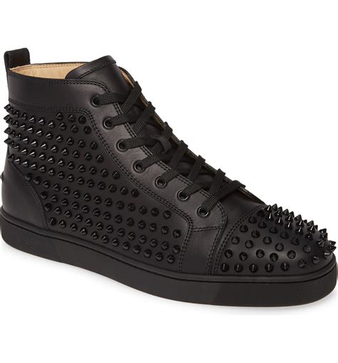 christian louboutin high top shoes